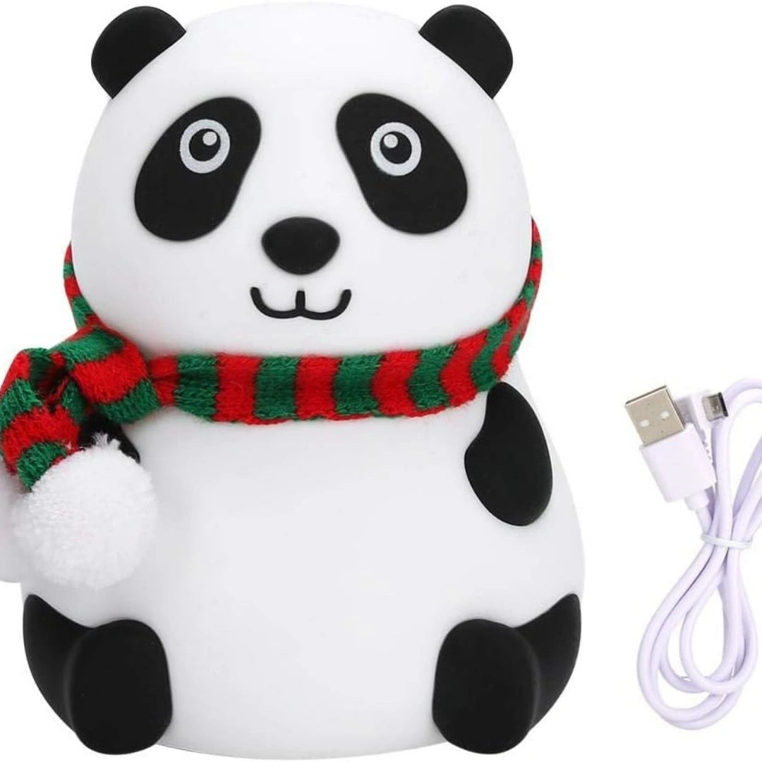Lampe et Veilleuse en Silicone Panda