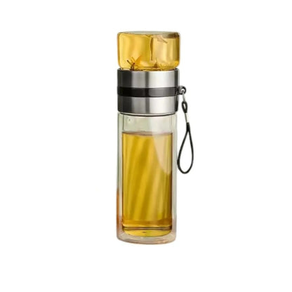 Tasse à thé en verre borosilicaté à double paroi