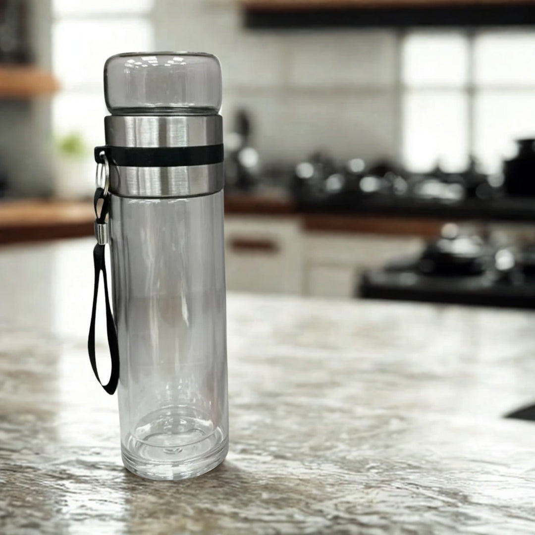 Tasse à thé en verre borosilicaté à double paroi