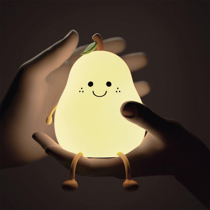 Lampe et Veilleuse en Silicone Fruit 🍐