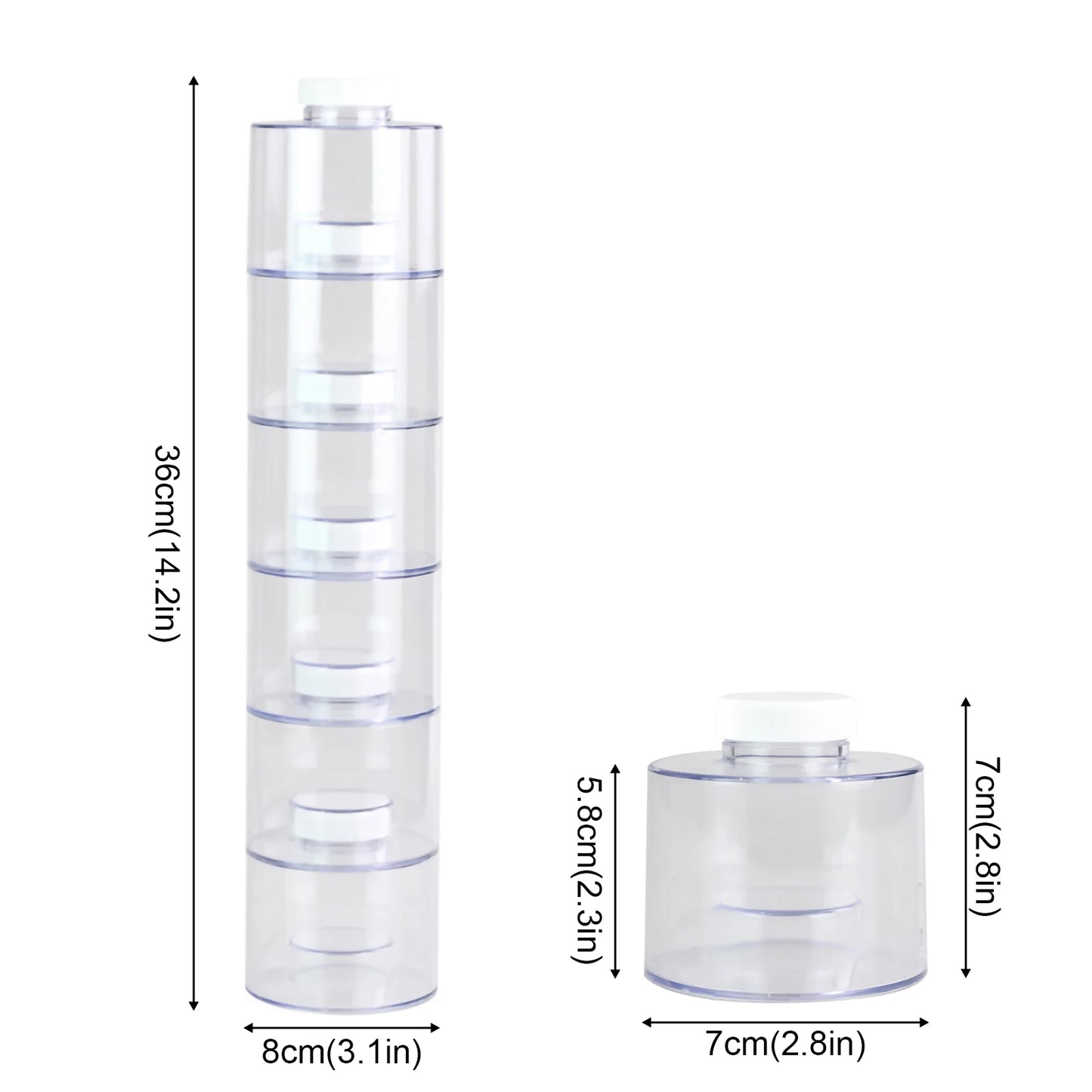 طقم عبوات توابل بتصميم برج